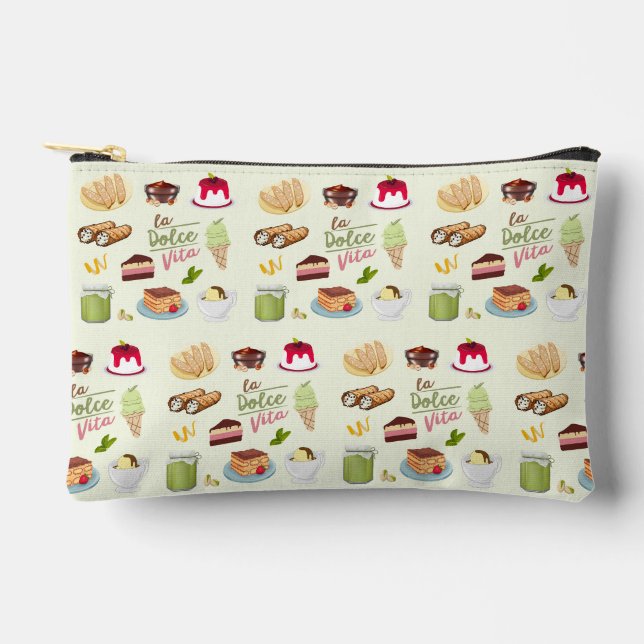 Italian Desserts Sweets Accessory Pouch (Front)