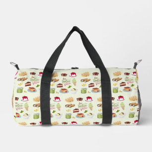 Italian Desserts Sweets Duffle Bag