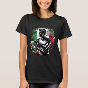 Italian Dminton Player Sportsman Athlete Coach T-Shirt