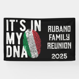 Italian DNA Family Reunion  Banner