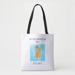 Italian Dolce Vita Nel Blu Dipinto Di Blu  Tote Bag