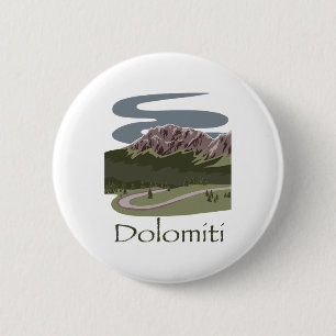 Italian Dolomites Hiking Design Travel The Alps Ap 6 Cm Round Badge