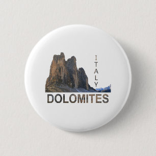Italian Dolomites Hiking The Alps 6 Cm Round Badge