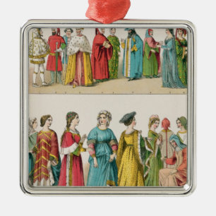 Italian Dress Metal Tree Decoration