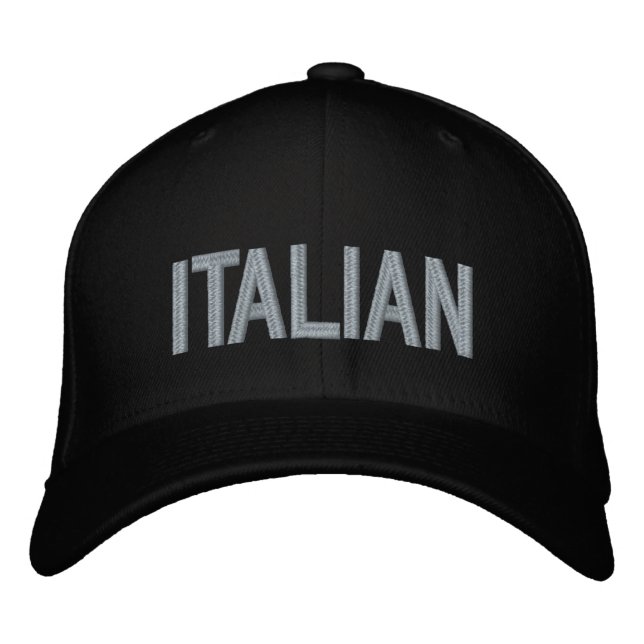 Italian embroidered cap (Front)