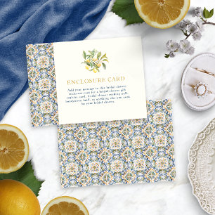 Italian Enclosure Card