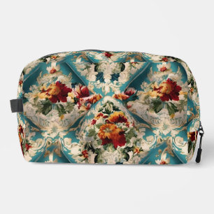 Italian Exquisite, Delicate Flowers with Greenery Dopp Kit