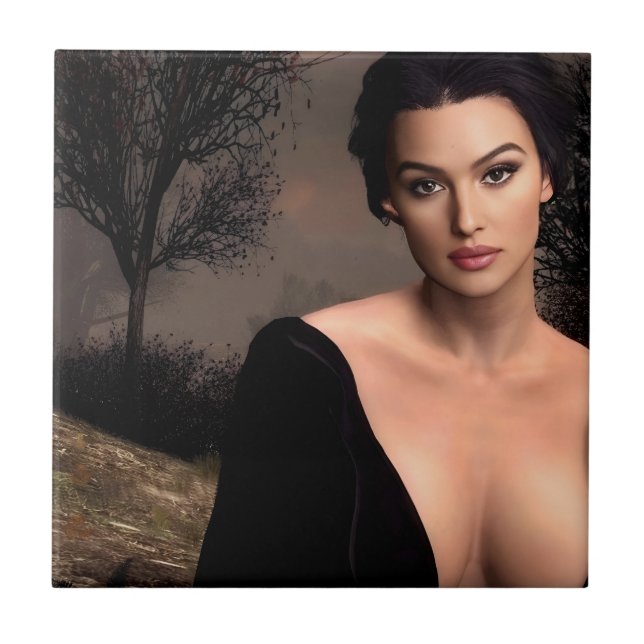 Italian Fall ceramic tile (Front)