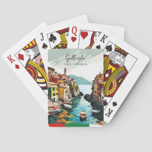 Italian Family Reunion Party  Playing Cards