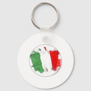Italian Fashion Flag Key Ring