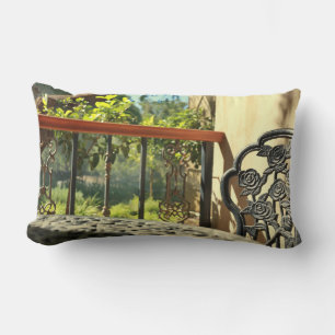 Italian Feel Villa Patio Cushion Throw Pillow