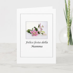 Italian Felice festa della Mamma - Italian Card
