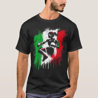 Italian Female Boxer Italy kickboxing Girl   1  T-Shirt