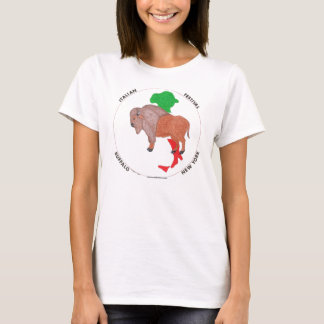 Italian Festival Standing Buffalo Long Sleeve T-Shirt