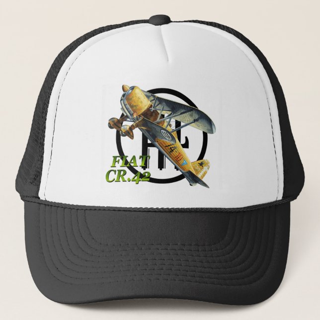 ITALIAN FIAT CR.42 TRUCKER HAT (Front)