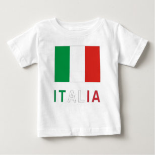 Italian Flag and Italia Baby T-Shirt