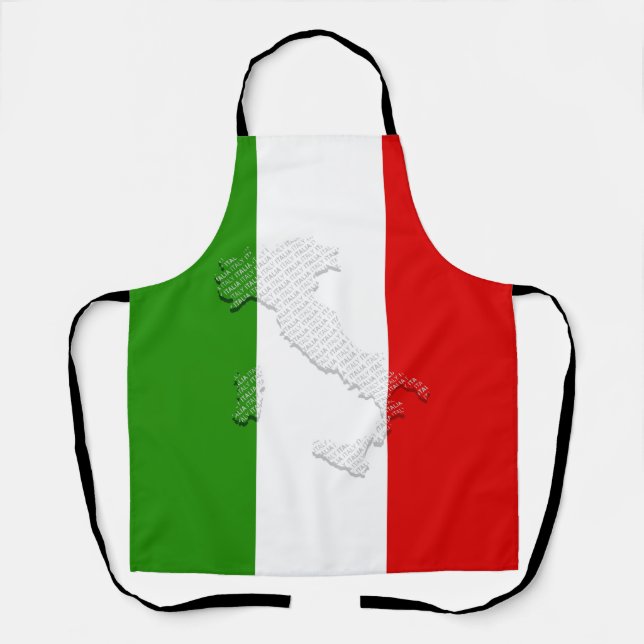 Italian flag apron (Front)