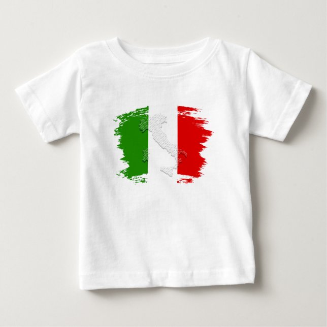 Italian flag baby T-Shirt (Front)