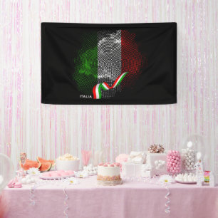 Italian flag banner