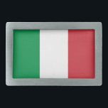 Italian Flag Belt Buckle<br><div class="desc">Be proud of who you are! Be proud of where you come from!</div>