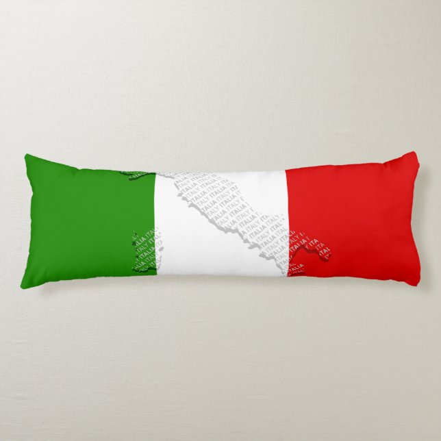 Italian flag body cushion (Front)