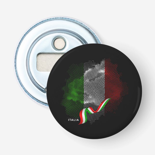 Italian flag bottle opener (Front)