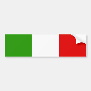 Italian Flag Bumper Sticker