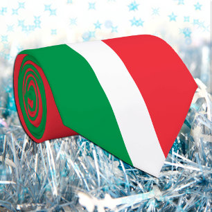 Italian Flag & business Italy, travel / sports Tie