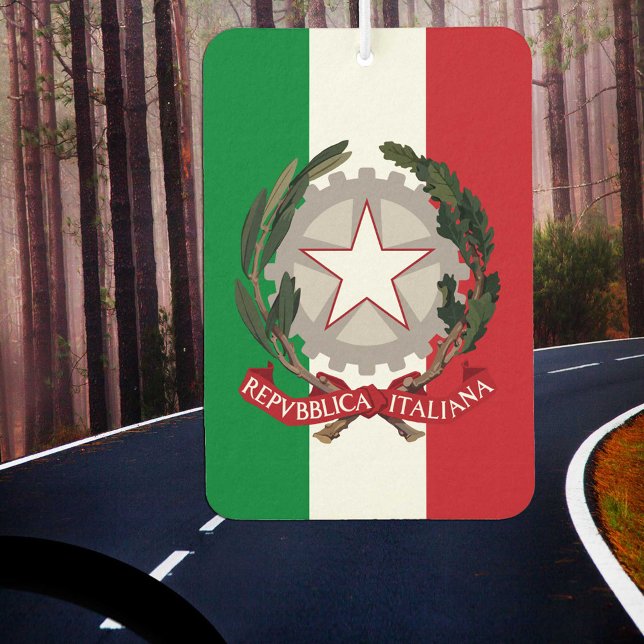 Italian Flag Car Air Freshener, Italy Car Air Freshener (Creator Uploaded)