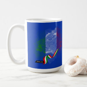 Italian flag coffee mug