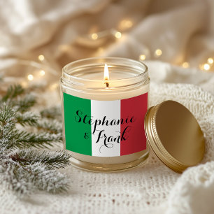 Italian Flag Colours Wedding Rectangular Sticker