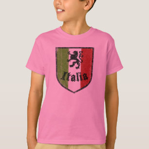 Italian Flag Crest Kids T-Shirt