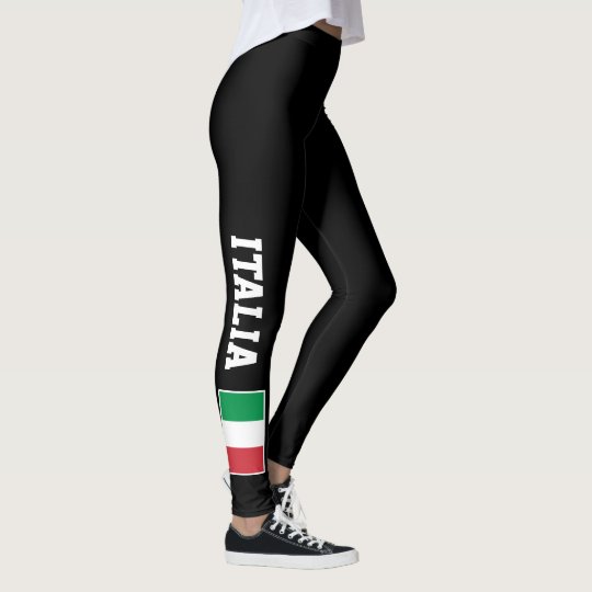 Italian flag custom leggings for sport 