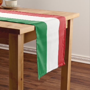 Italian Flag Family Reunion Long Table Runner