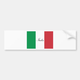 Italian Flag - Flag of Italy - Italia Bumper Sticker