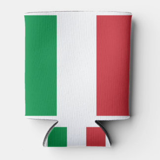Italian Flag, flag of italy, italia Can Cooler