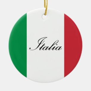 Italian Flag - Flag of Italy - Italia Ceramic Ornament