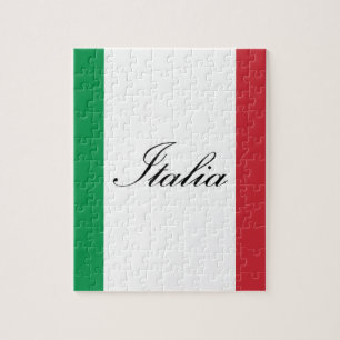 Italian Flag - Flag of Italy -  Italia Jigsaw Puzzle