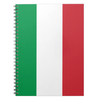 Italian Flag, flag of italy, italia Notebook