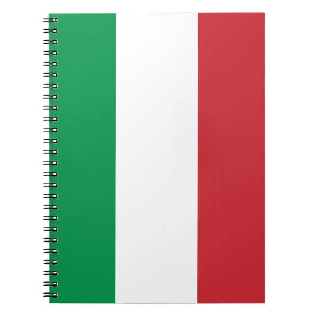 Italian Flag, flag of italy, italia Notebook (Front)