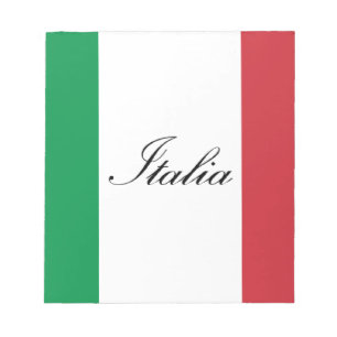 Italian Flag - Flag of Italy -  Italia Notepad