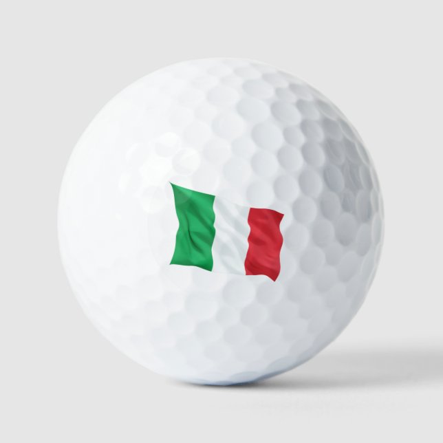 Italian Flag Golf Balls (Front)