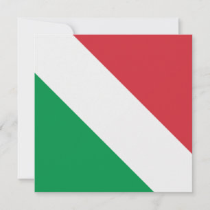Italian Flag Invitation