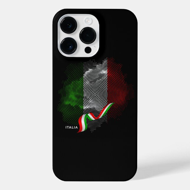 Italian flag iPhone case (Back)