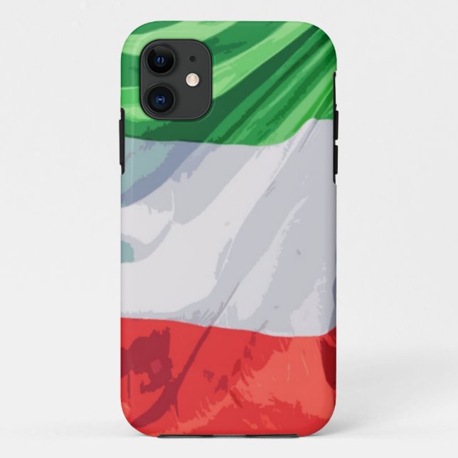 Italian Flag iPhone Case (Back)