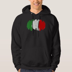 Italian Flag Italy Graphic Italian Style Italian C Hoodie