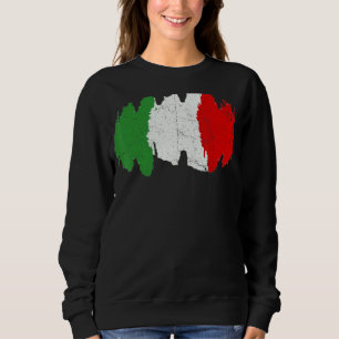 Italian Flag Italy Graphic Italian Style Italian C Sweatshirt