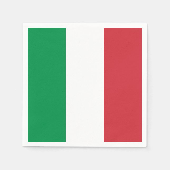 Italian Flag (Italy) Napkin (Front)