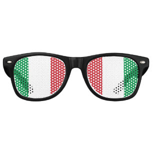Italian Flag (Italy) Retro Sunglasses