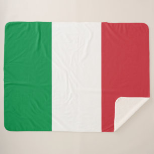 Italian Flag (Italy) Sherpa Blanket